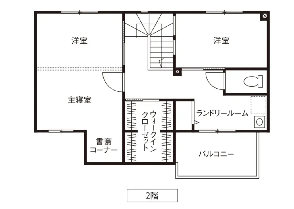 2500万円の2階部分