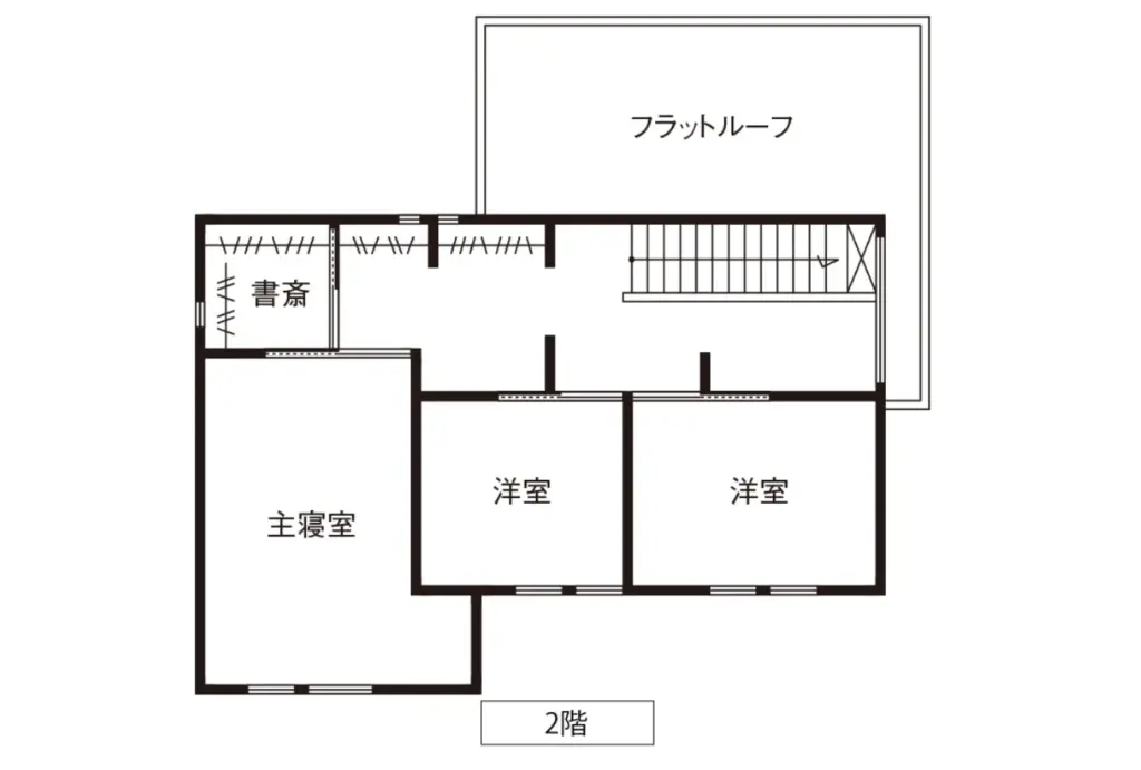 35坪の2階部分