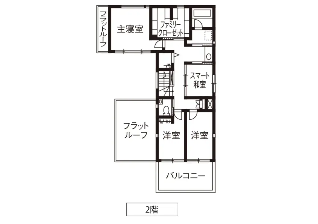 40坪の2階部分
