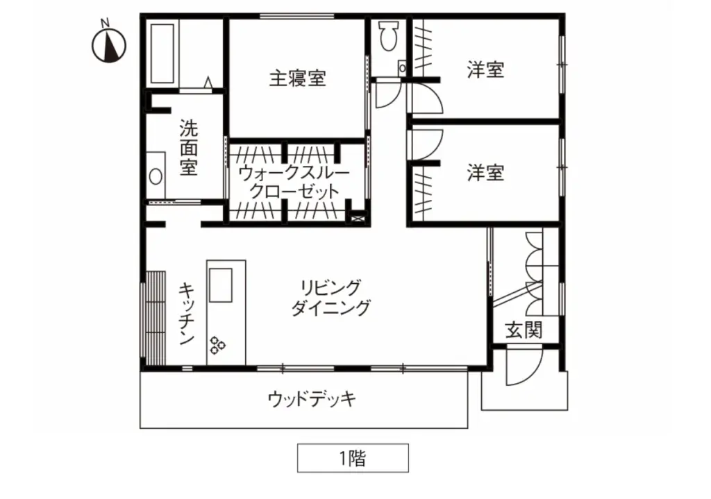 35坪の1階部分