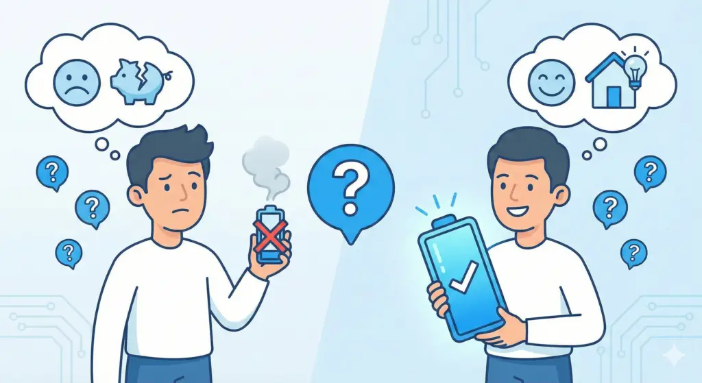 よくある質問｜蓄電池の後悔・失敗Q&A