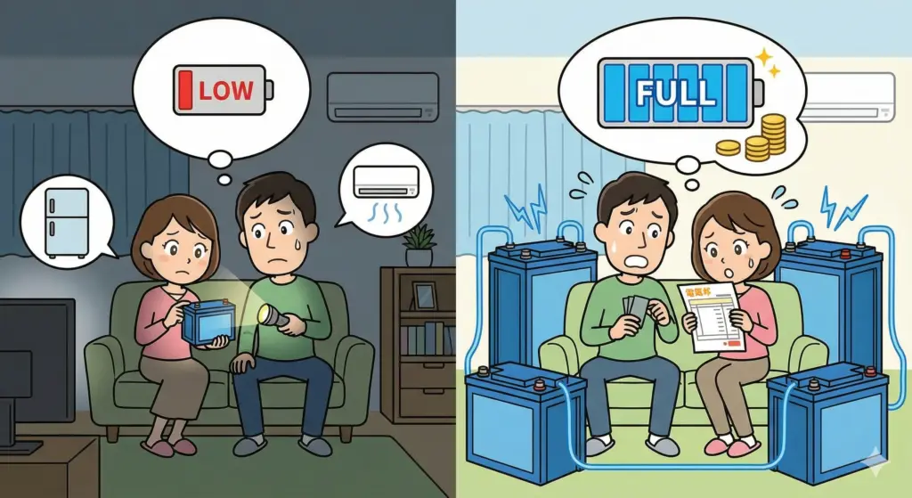 容量選びで後悔しやすいポイント【足りない・多すぎる】