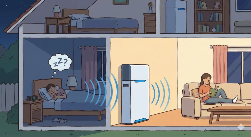 生活空間・寝室に近い場所