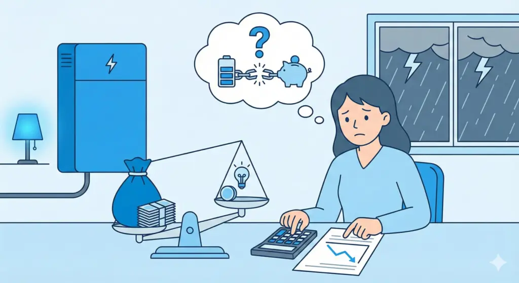 蓄電池は「元が取れない」と言われる理由