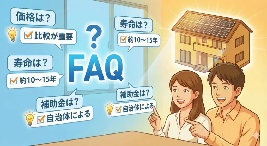 家庭用蓄電池の見積もりでよくある質問【FAQ】