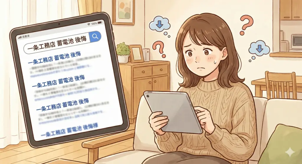 一条工務店の蓄電池で後悔しないために