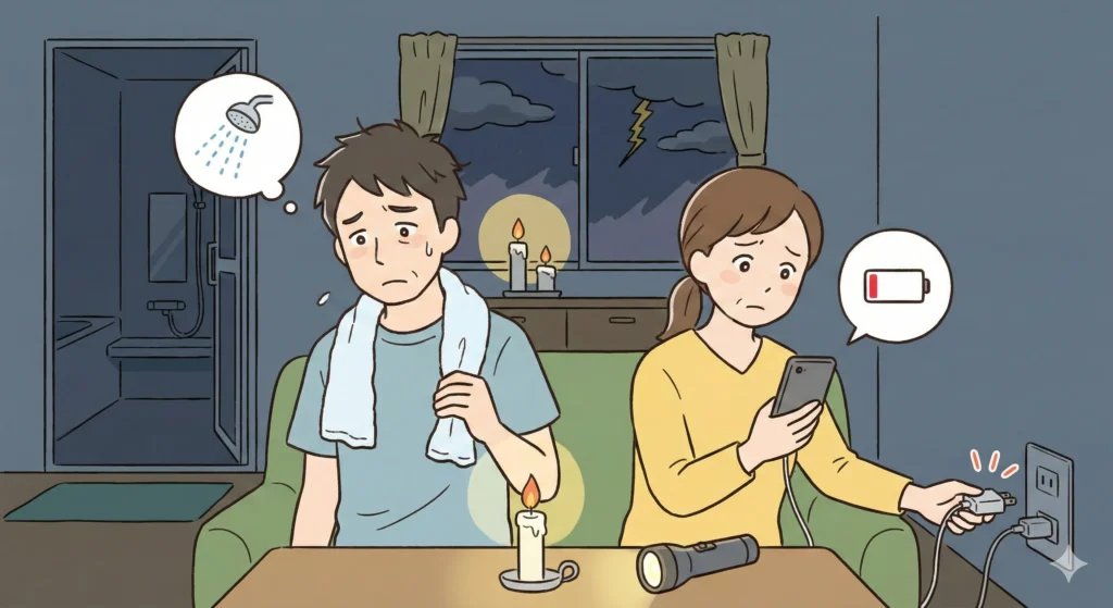 停電はどれくらい続く？復旧までの現実