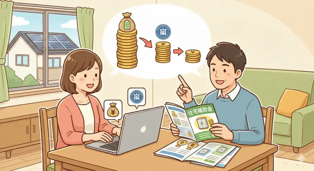 補助金を使った場合の実質負担額【最大で数百万円差が出ることも】