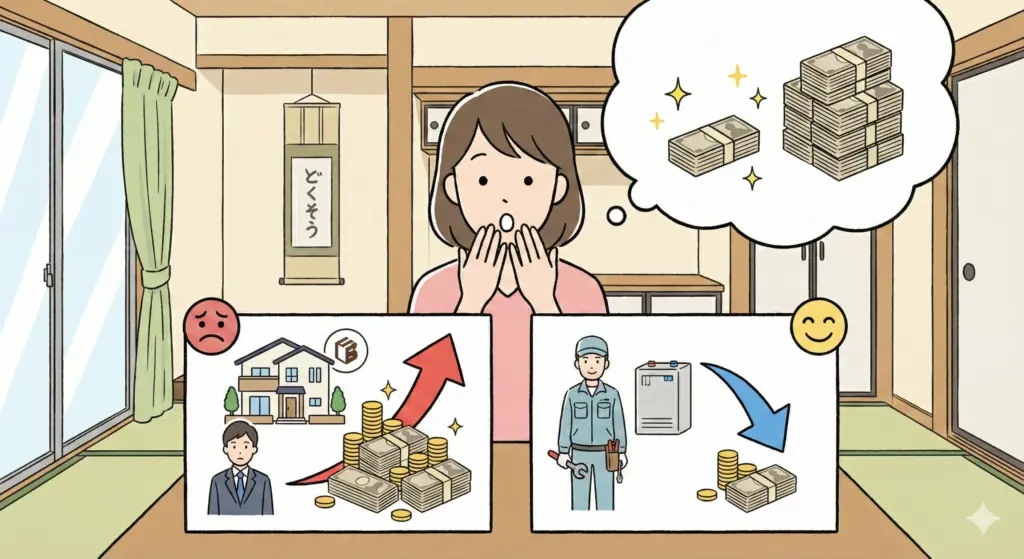 蓄電池は設置業者によって差が出る