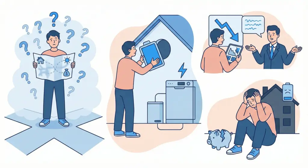 蓄電池で後悔する人の共通原因とは？