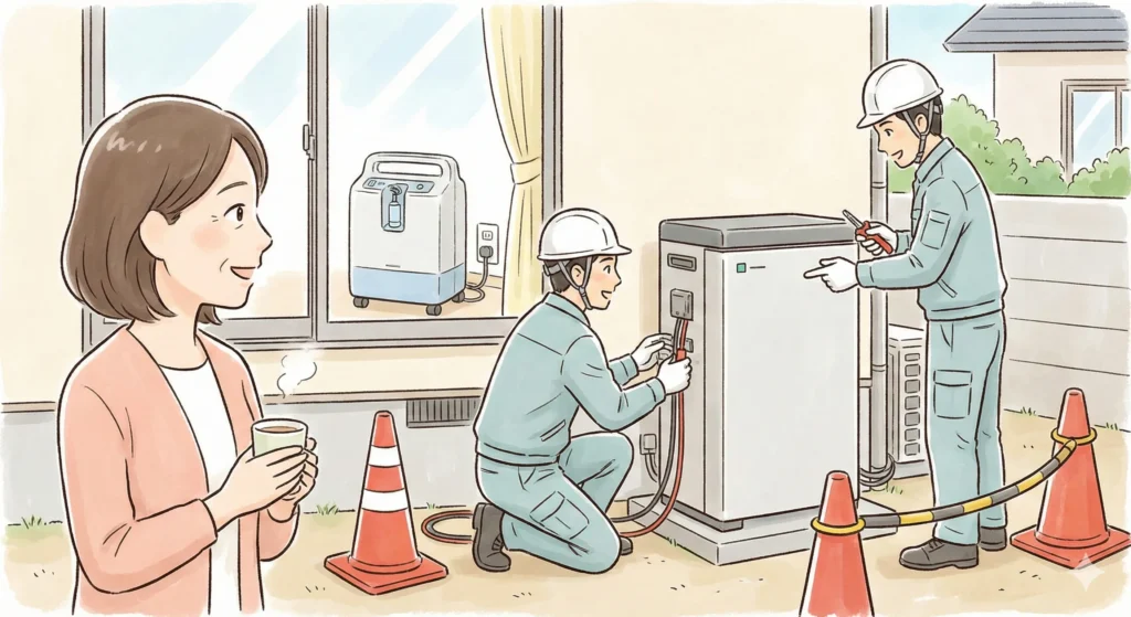 在宅医療対応の蓄電池は「設置業者選び」で安全性が決まる