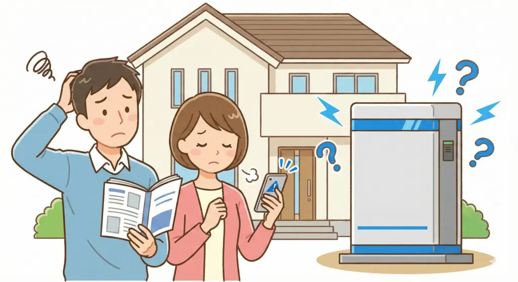 家庭用蓄電池で起こりやすいトラブルとは